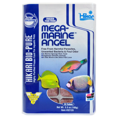 Hikari Mega-Marine Angel Frozen Fish Food 3.5 oz SD-5