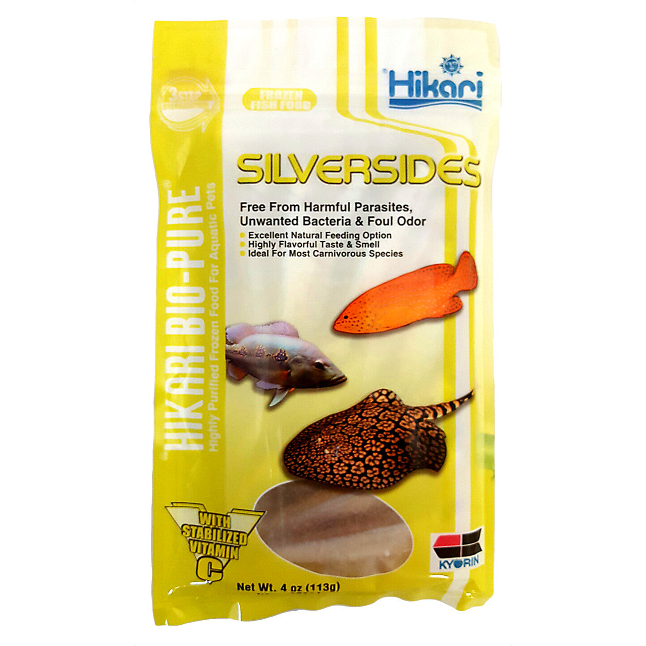 Hikari Silversides Frozen Fish Food 4 oz SD-5