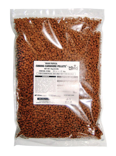 Hikari Sinking Carnivore Pellets Fish Food 2.2 lb - Aquarium