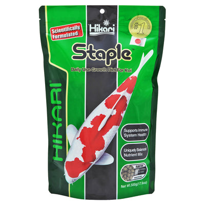 Hikari Staple Growth Formula Pellet Fish Food for Koi and Other Pond Fishes 17.6oz MD