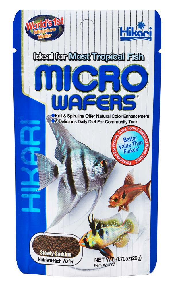 Hikari Tropical Micro Wafers Slow Sinking Wafer Fish Food 0.7 oz