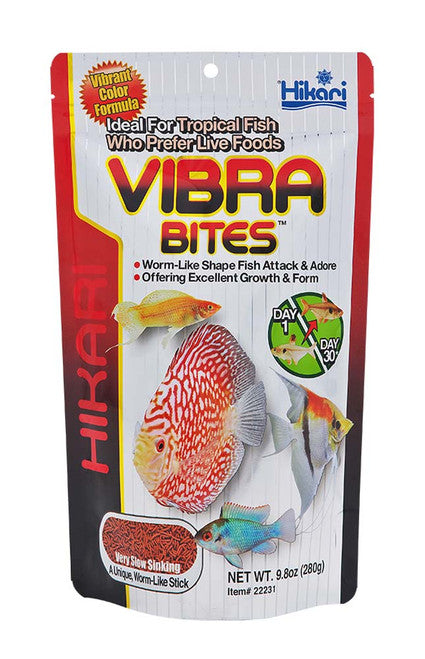 Hikari Vibra Bites Tropical Fish Food 9.8 oz - Aquarium