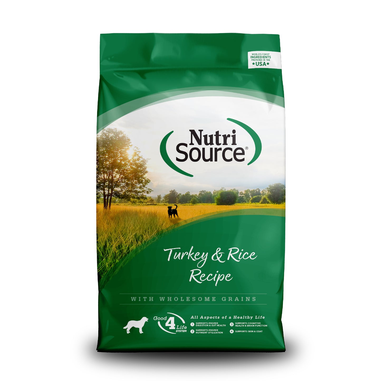 NutriSource Dry Dog Food Turkey & Rice 26 lb 073893271055