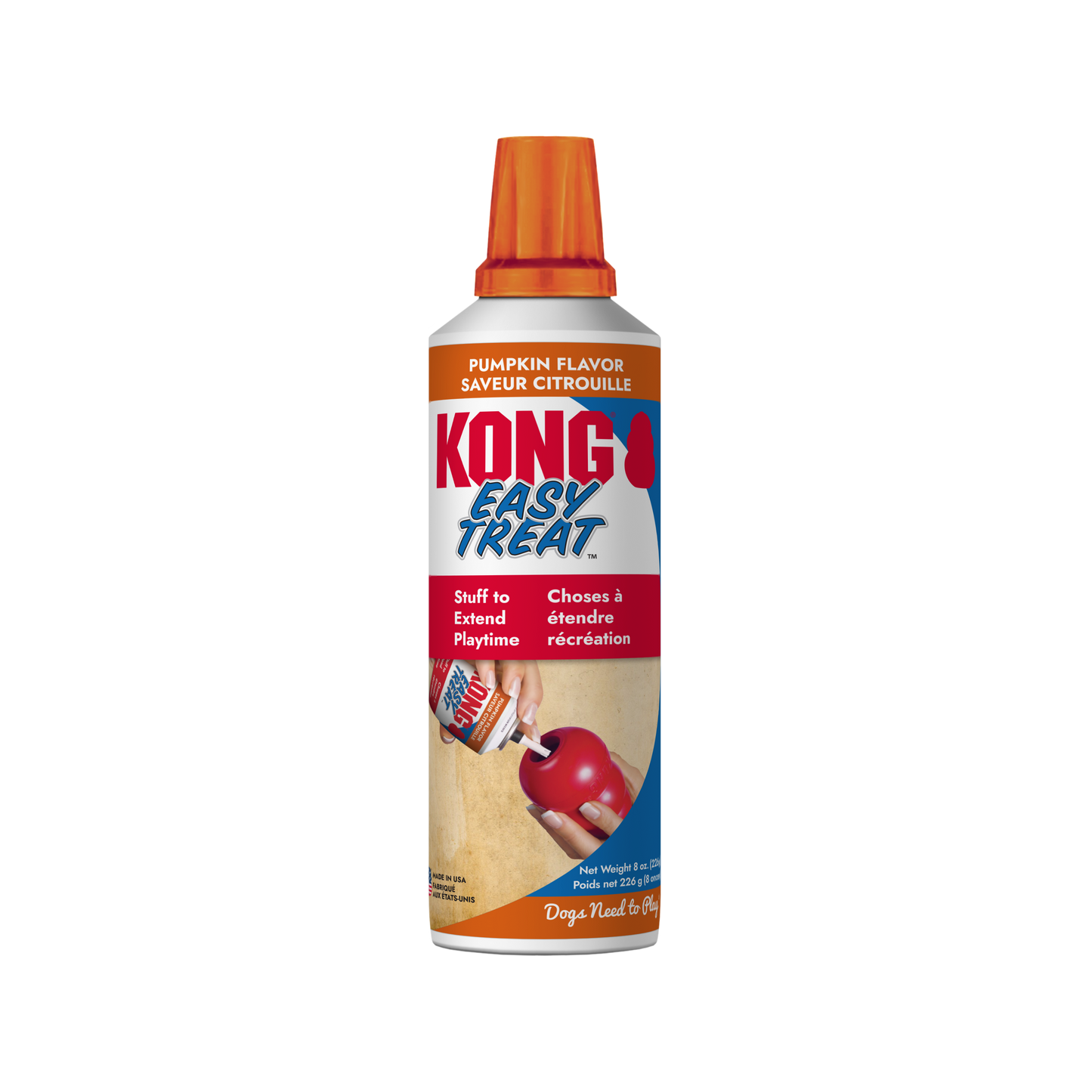 KONG Easy Dog Treat Pumpkin Pumpkin 8 oz 035585014920