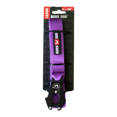 Boss Dog Tactical Dog Leash Purple 4 ft 850036272762