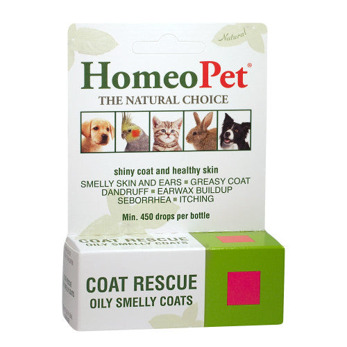 HomeoPet Coat Rescue Oily Smelly Coats 15 ml - Dog