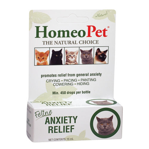 HomeoPet Feline Anxiety Relief Drops 15 ml - Cat