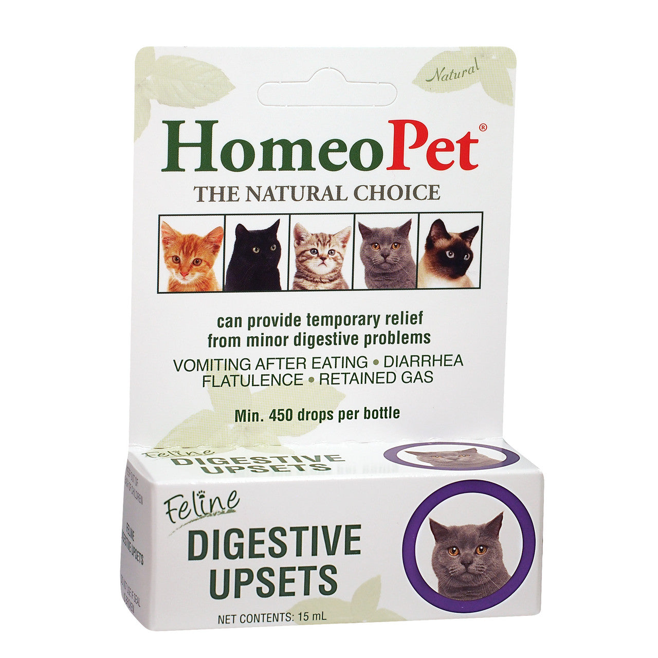 HomeoPet Feline Digestive Upsets Cat Drops 15 ml