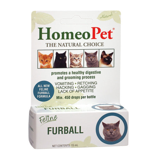 HomeoPet FELINE Furball Relief 0.5 fl. oz - Cat