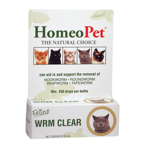 HomeoPet Feline WRM Clear 15 ml - Cat