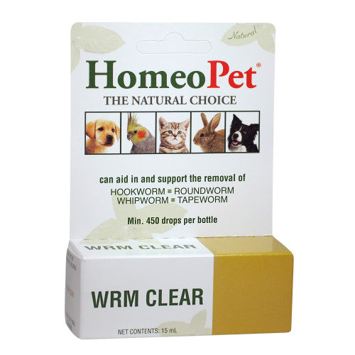 HomeoPet WRM Clear 15 ml - Dog