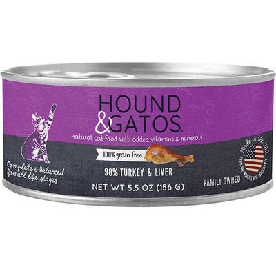 Hound Gators turkey & liver 24/5.5oz {L - x} (D) - Cat