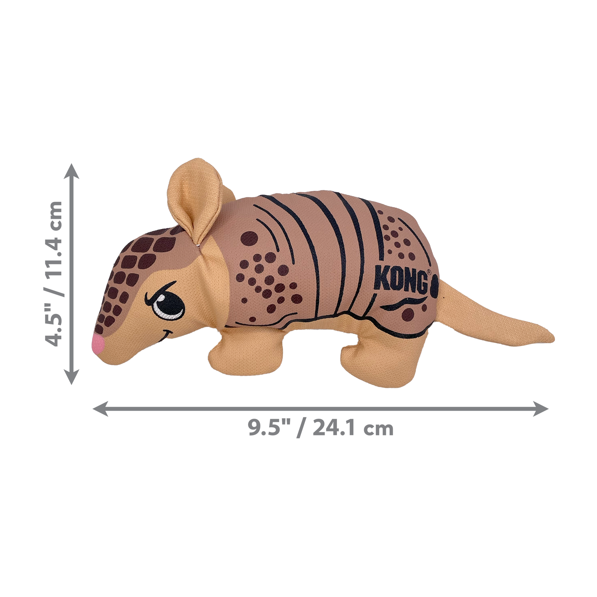 KONG Maxx Friends Dog Toy Armadillo Small 035585523453
