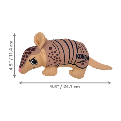 KONG Maxx Friends Dog Toy Armadillo Small 035585523453