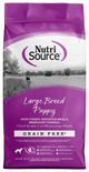 NutriSource Large Breed Puppy Grain Free Dry Dog Food Turkey, Whitefish Meal & Menhaden Fish Meal 1.5 lb 073893299691