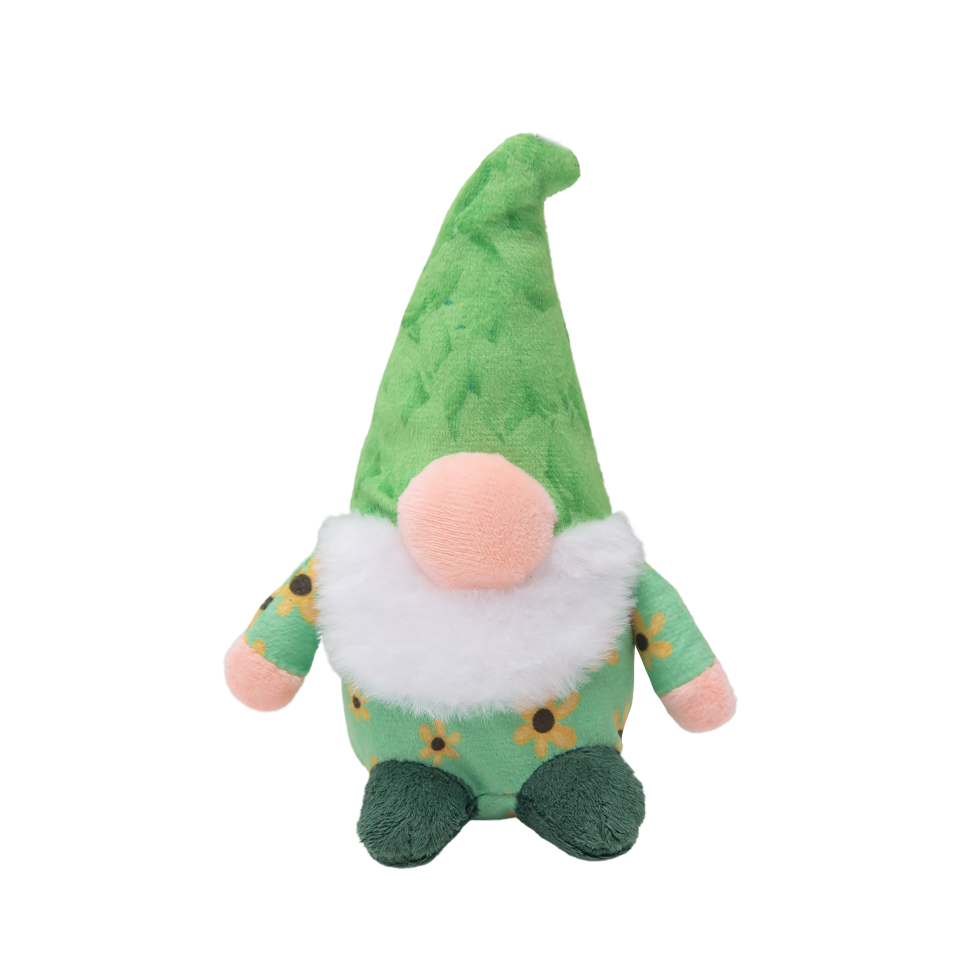 Snugarooz Baby Meadow the Gnome Plush Dog Toy 6 in 632726319274