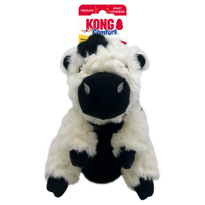 KONG Comfort Tykes Dog Toy Cow Small 035585499796