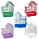 A & E Cages Happy Beaks House Top Bird Cage Assorted Color 6ea/14In X 11In X 18 in, 6 pk 644472014617