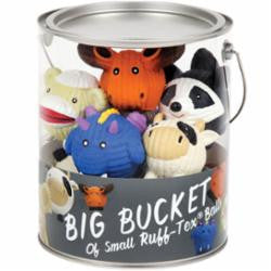 Hugglehounds Dog Bucket Of Latex Toys 10 Count {L-x} 813168036947