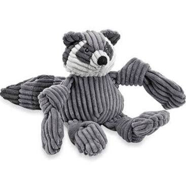 Hugglehounds Knottie Raccoon Dog Toy - small - {L + x}