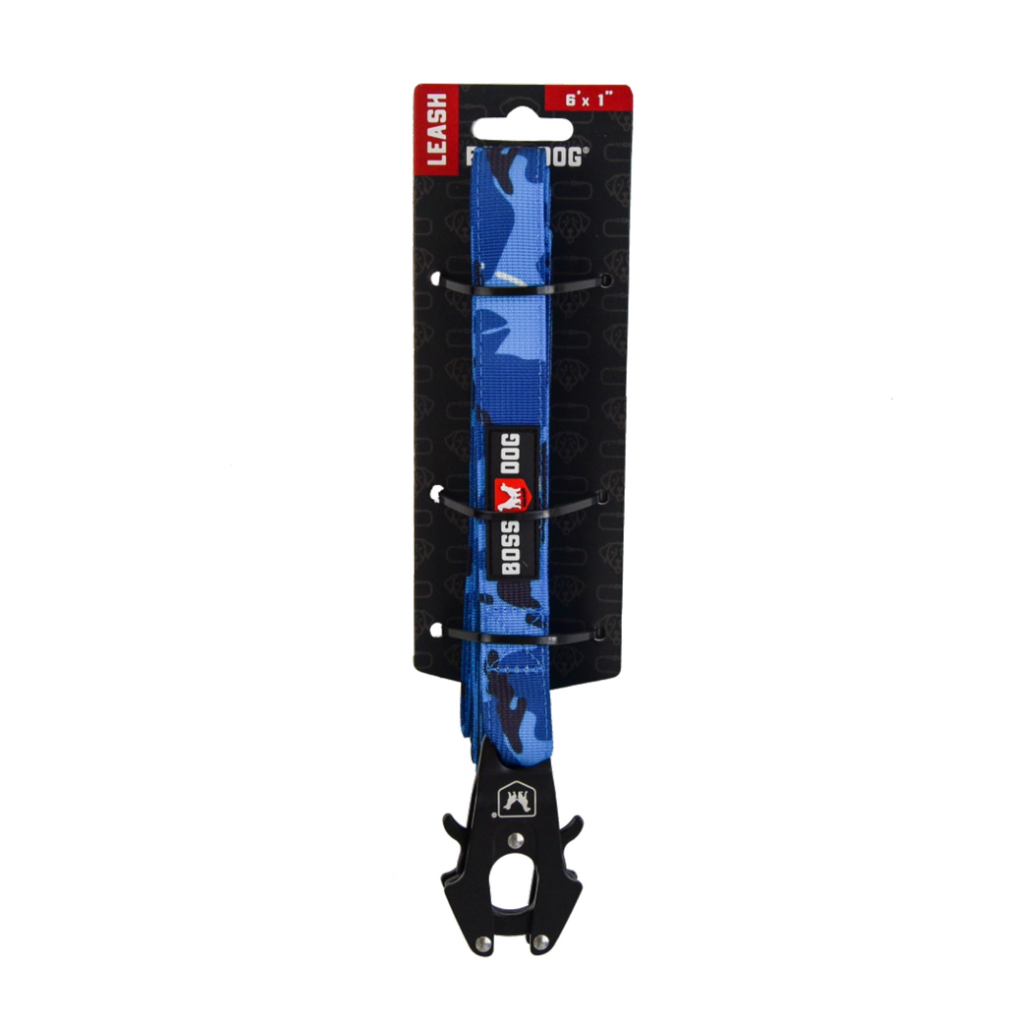 Boss Dog Tactical Dog Leash Blue Camo 6 ft 850030579317