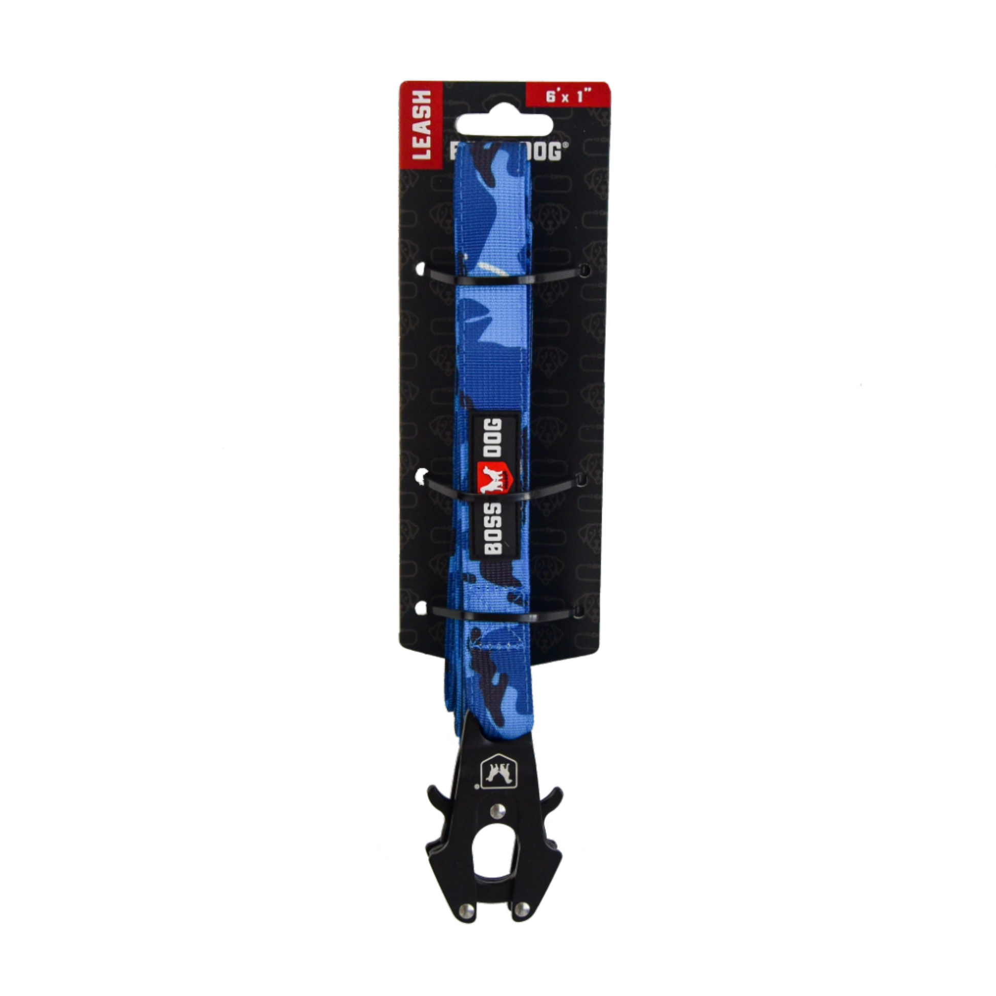 Boss Dog Tactical Dog Leash Blue Camo 6 ft 850030579317
