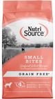 NutriSource Select Recipe Small Bites Grain Free Dry Dog Food Seafood Select 4 lb 073893430148