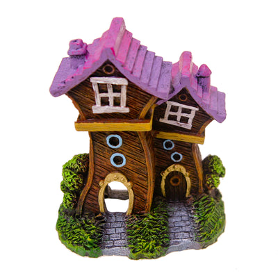 Blue Ribbon Pet Products Fun House Village Ornament Purple Roof Small 030157020736
