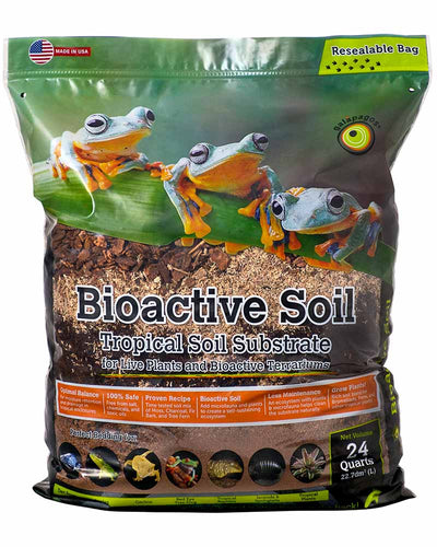 Galapagos Bioactive Tropical Soil Substrate Stand-Up Pouch 24 qt 759834050360