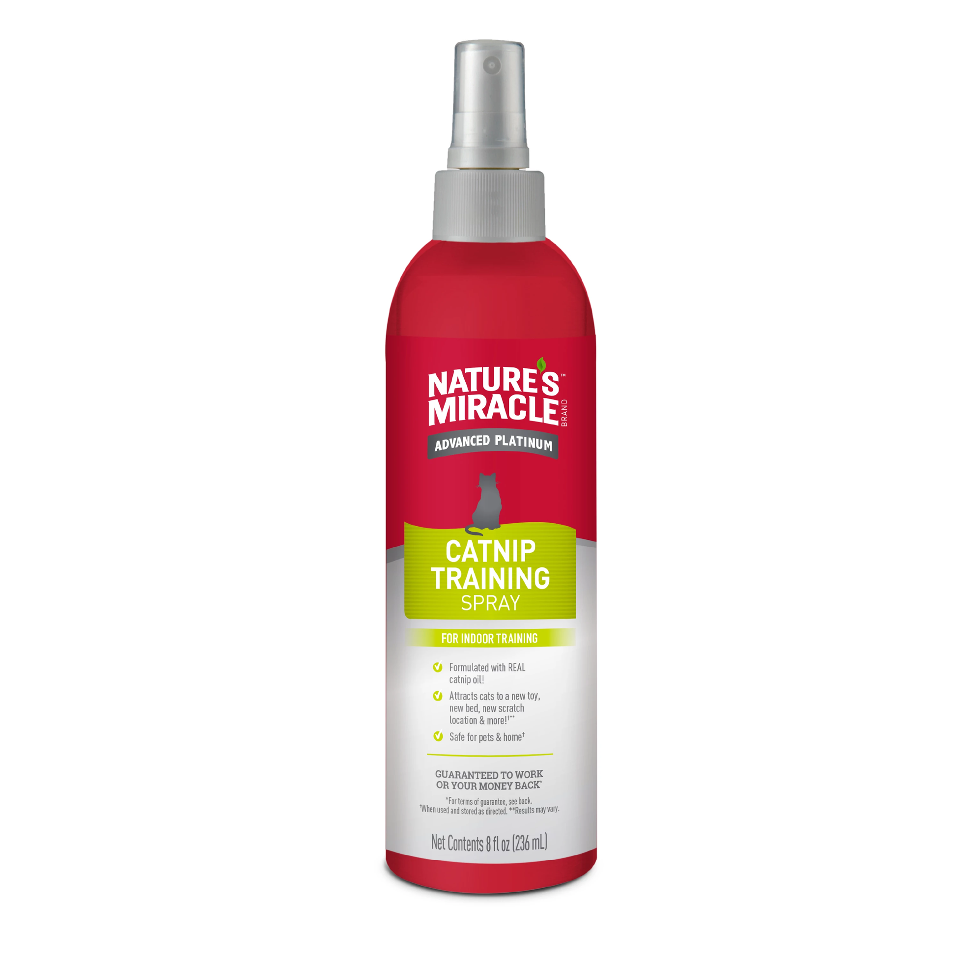 Nature's Miracle Advanced Platinum Catnip Indoor Training Spray 8 oz 018065984982