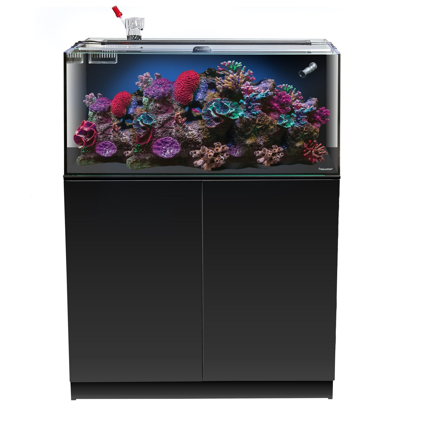 Aquatop Recife ECO Aquarium Kit w/Stand Black 50 gal SD-3 810146750703