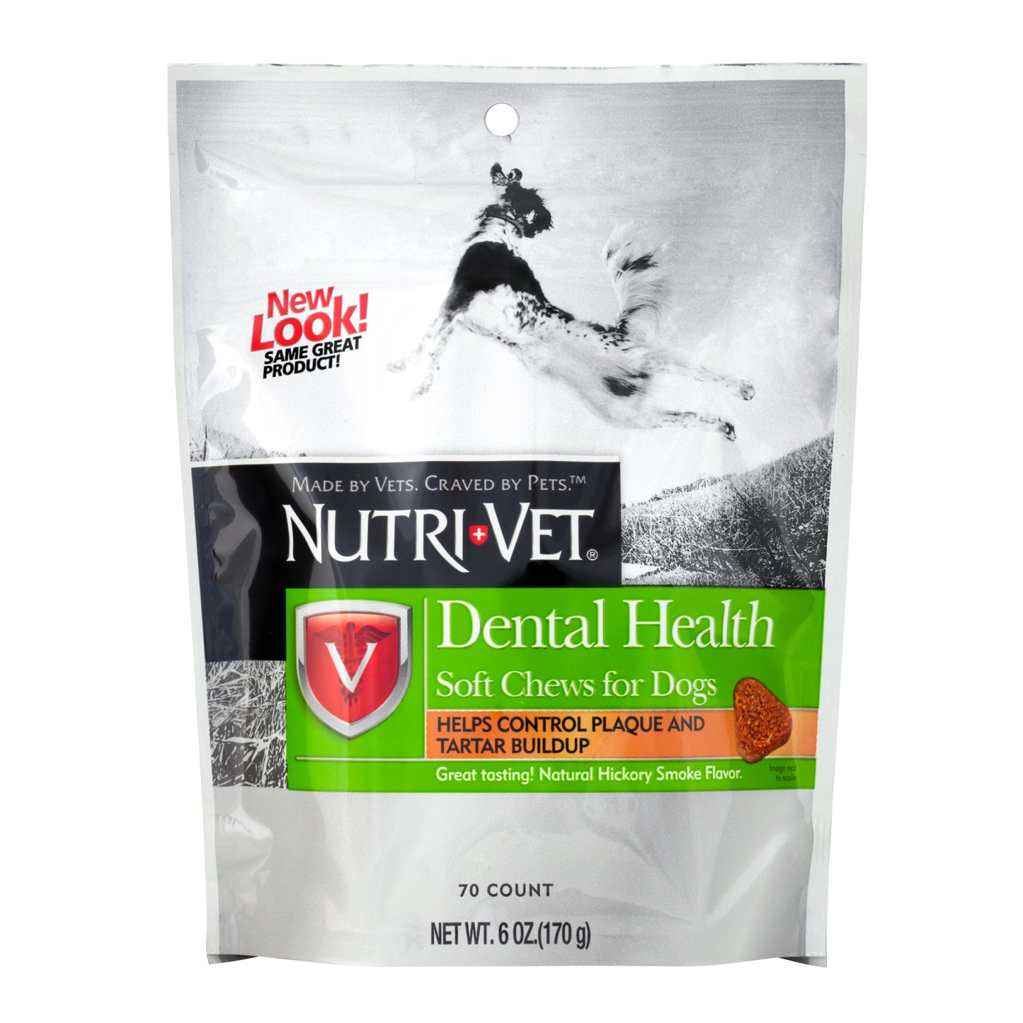 Nutri-Vet Dental Health Soft Chews for Dogs Hickory Smoke 70ct Hickory Smoke 70 ct 669125998311