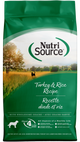 NutriSource Dry Dog Food Turkey & Rice 4 lb 073893271086