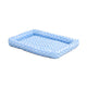 MidWest Homes for Pets QuietTime Bolster Dog Bed Powder Blue 12In X 18 in 027773008293