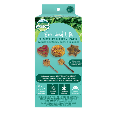 Oxbow Animal Health Enriched Life Timothy Party Pack Small Animal Chews 744845967943