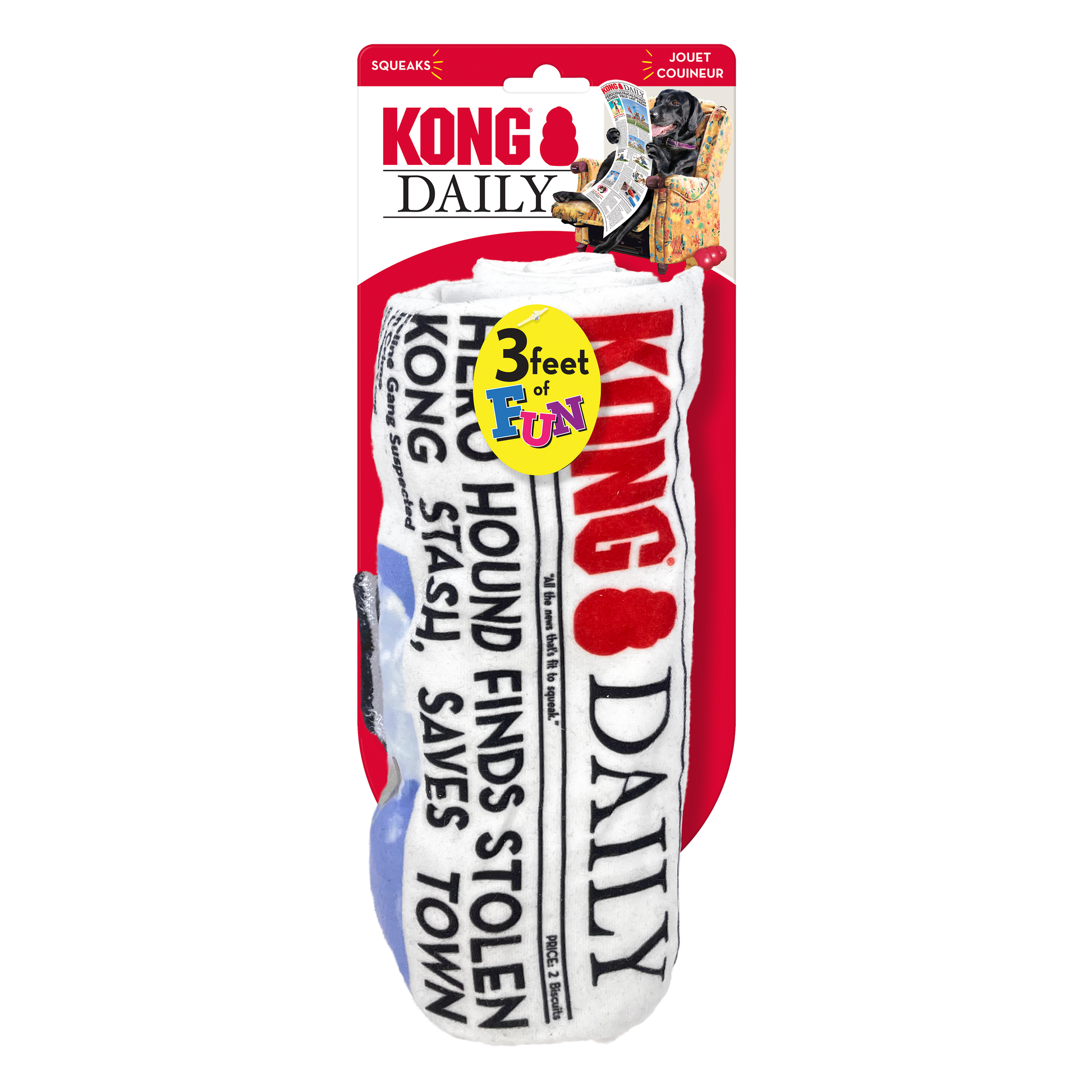 KONG Daily Newspaper Dog Toy X-Large 035585523163