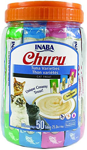 Inaba Churu 50 Tubes Tuna Variety {L-1}859035 857276007642