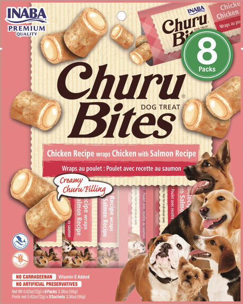 Inaba Churu Chicken Salmon Wrap Dog Treat 6 / 4.2 oz