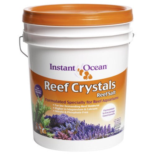 Instant Ocean Crystals Reef Salt Mix 160 gal bucket - Aquarium