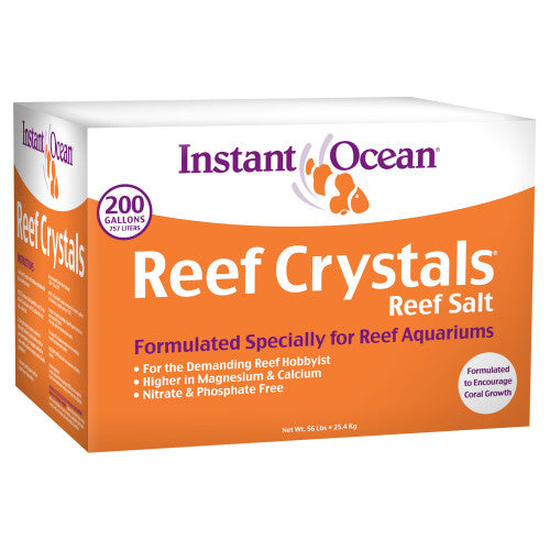 Instant Ocean Crystals Reef Salt Mix 200 gal box (4x50 bag) - Aquarium