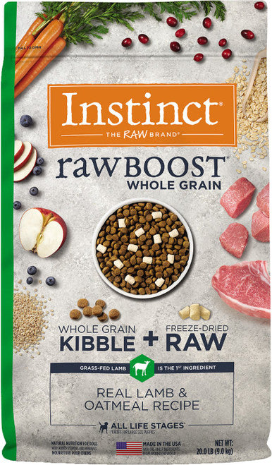 Instinct Dog RBWG Lamb & Oatmeal 20 lb