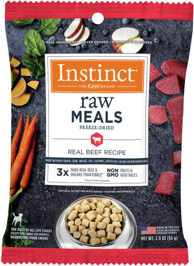 Instinct Freeze - Dried Raw Meals Grain - Free Beef 2 oz - Dog