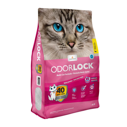 Intersand Odorlock Baby Powder Cat Litter 25 lb