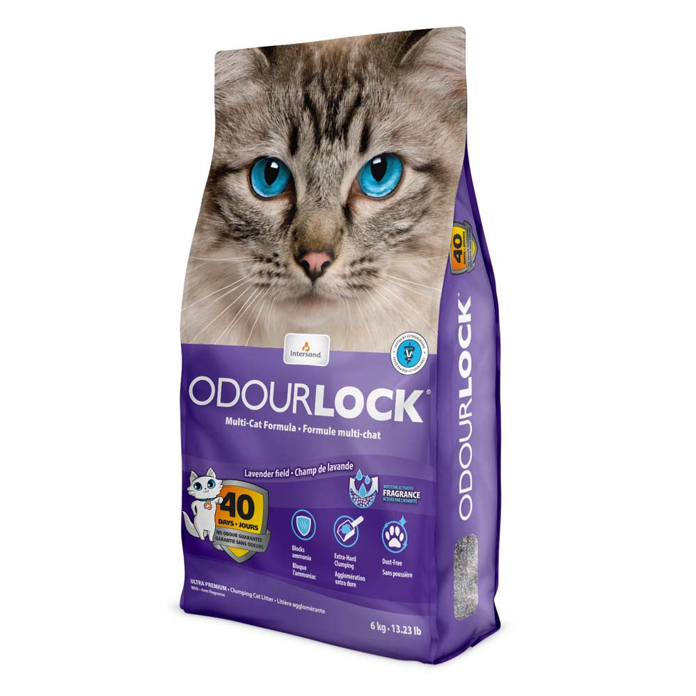 Intersand Odorlock Lavender Cat Litter 13.2 lb