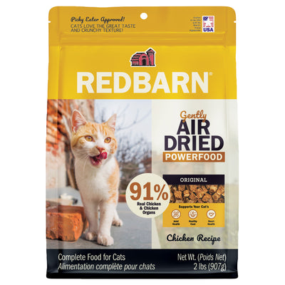 Redbarn Pet Products Gently Air Dried Powerfood Dry Cat Food Chicken 2 lb 785184120811