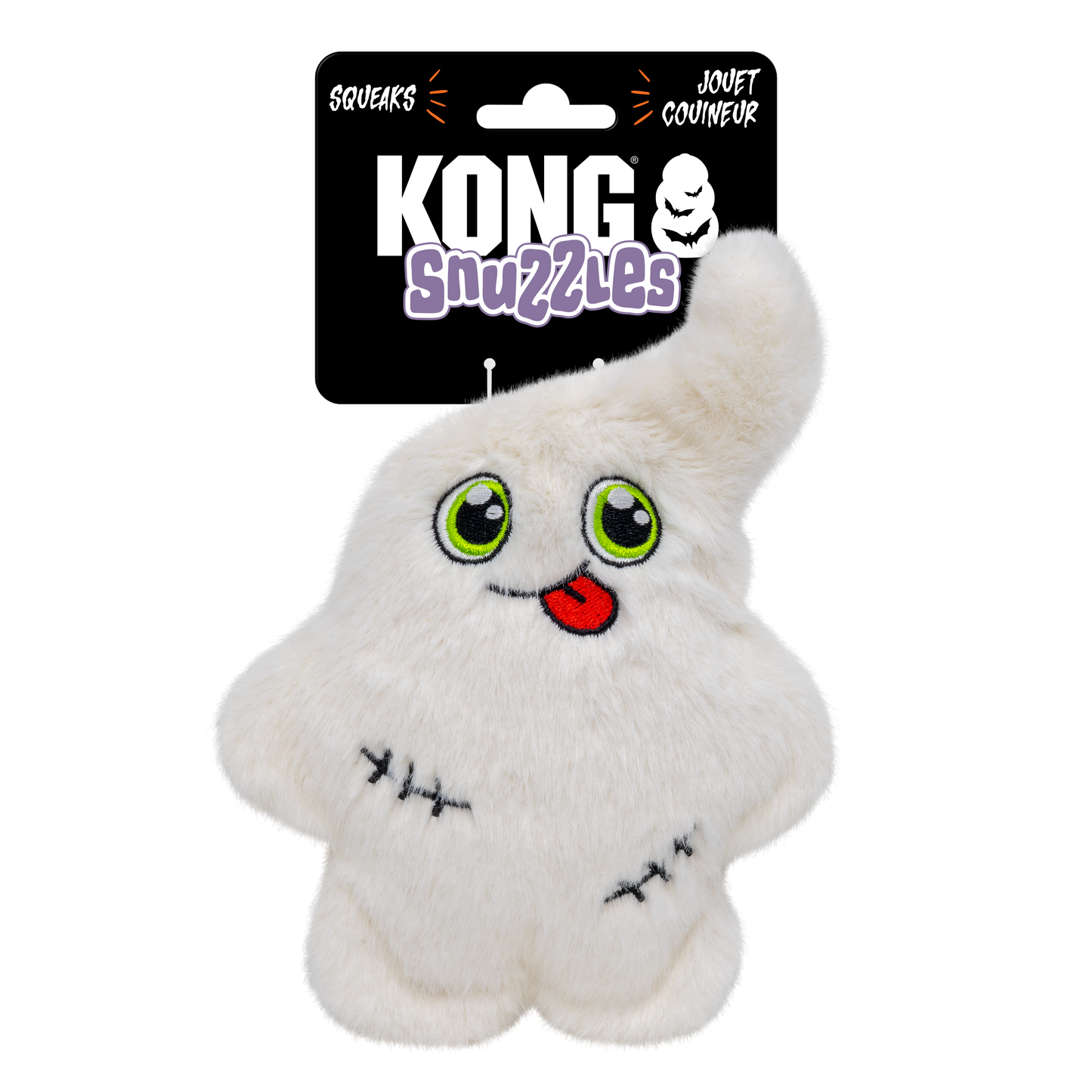 KONG Halloween Snuzzles Ghost and Pumpkin Dog Toy Assorted Color Small 035585508252