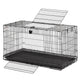 MidWest Homes for Pets Wabbitat Black 37 X 19 X 20 in 027773004714