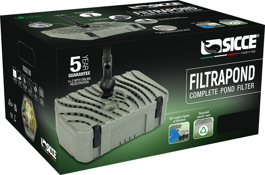 Sicce FILTRAPOND Complete Pond Filter 400 GPH 8011469977637