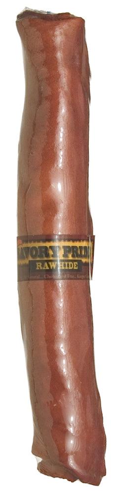 Savory Prime Supreme Rawhide Retriever Roll Beef 9-10 in, Bulk 810359002606