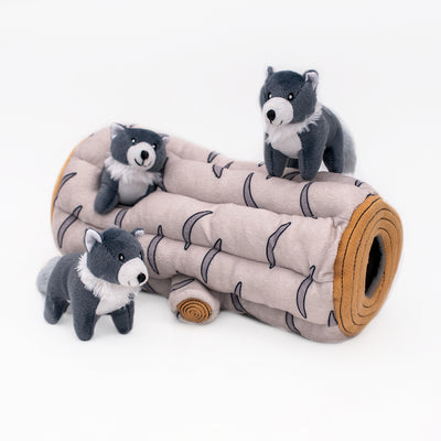 ZippyPaws Zippy Burrow Dog Toy Artic Wolf X-Large 810032680145